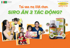 Giữa vô vàn sản phẩm ăn ngon tại sao mẹ Việt lại chọn Siro ăn ngon 3 tác động