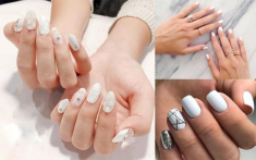 Nail trắng: Top 25 kiểu nail đẹp đơn giản sang trọng hot nhất hiện nay