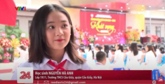 Nữ sinh Hà Nội chiếm sóng đài VTV vì quá xinh, có mối quan hệ đặc biệt với Phương Oanh Quỳnh Búp Bê