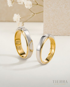 Phối màu kim loại: Xu hướng nhẫn cưới mới cho mùa cưới 2022