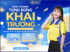 Trường đào tạo Thẩm mỹ quốc tế Seoul Academy Cần Thơ giảm mạnh 50% học phí mừng khai trương