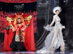 “Nổi da gà” với trang phục dân tộc tại Miss Grand Vietnam 2022, fan Thái cũng phải ngẩn ngơ