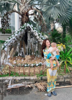 Mỹ nhân Việt hào hứng trang trí Noel sớm: Hà Tăng không bằng vợ đại gia gốc Hà Tĩnh này