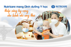 Nutricare mang Dinh dưỡng Y học thắp sáng hy vọng cho bệnh nhi ung thư