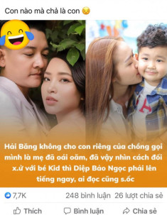 Hải Băng tức giận vì phát ngôn “không muốn con riêng của Thành Đạt gọi mình là mẹ” bị hiểu nhầm, lôi cả Diệp Bảo Ngọc vào