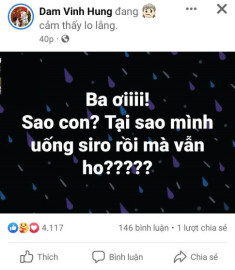 Vừa hết Tết, Đàm Vĩnh Hưng xót xa trước câu hỏi ngây thơ của con trai khi ốm mãi không khỏi