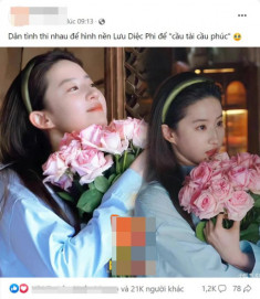 Hàng triệu người thi nhau để 1 tấm hình Lưu Diệc Phi “xin vía”, nhan sắc trong veo như ngọc “thiêng”