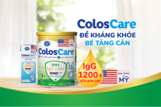 ColosCare 2 bổ sung sữa non 24h từ Mỹ giàu kháng thể IgG - Đề kháng khỏe, bé tăng cân