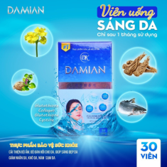 Viên uống Damian - phương pháp trắng da, mờ nám hiệu quả 