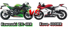 Kawasaki ZX-4RR và Kove 400RR trên bàn cân thông số