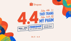 Những deal thời trang, mỹ phẩm tín đồ làm đẹp không thể bỏ lỡ tại 4.4 Siêu Hội Thời Trang - Siêu Sale Mỹ Phẩm