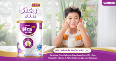 Sica Sure Canxi cùng con tự tin cao lớn mỗi ngày