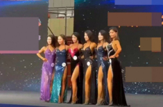 Sốc khi thí sinh hoa hậu Trung Quốc tháo giày, ném thẳng hàng ghế ban giám khảo
