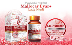 Viên uống cân bằng nội tiết tố Mallocar Evar Lady Medi - hỗ trợ giảm bốc hoả, sạm, nám da