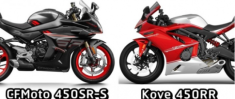 CF Moto 450SR-S vs Kove 450RR trên bàn cân thông số