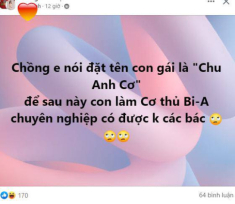 Chồng họ Chu đặt tên đặc biệt cho con gái khiến vợ hoang mang hỏi dân mạng và cái kết không ngờ