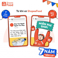 Mừng 7 năm tình bạn, ShopeeFood dành tặng ưu đãi “khủng” khao người dùng vạn món ngon