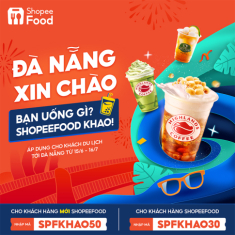 Nhanh chân du hí đến Đà Nẵng, hàng nghìn voucher nước miễn phí của ShopeeFood chờ đón bạn!