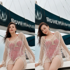 Phương Oanh giã từ bikini tí hon “chuốt” cong 3 vòng, làm vợ Shark Bình thay đổi 180 độ