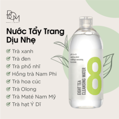 Không chỉ là nước tẩy trang, bạn sẽ mê mẩn với sản phẩm từ 8 loại trà này