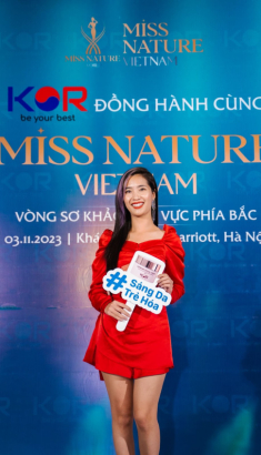 KOR đồng hành cùng Miss Nature lan tỏa thông điệp tốt đẹp và tích cực về thiên nhiên, môi trường