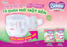 Diana Unicharm tạo đột phá với tã quần mở một bên Bobby dành cho trẻ sơ sinh