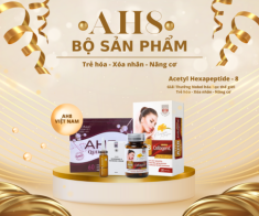 Bộ sản phẩm xóa nhăn, nâng cơ AH8 đầy hứa hẹn của thị trường mỹ phẩm Việt Nam