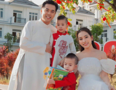 Có 2 con trai với vợ trẻ kém 13 tuổi, Dương Khắc Linh đặt tên cho cặp song sinh họ Dương cực ý nghĩa