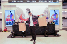 Nhan Phúc Vinh, Lăng LD cùng dàn vận động viên “đổ bộ” cửa hàng hiện đại nhất của Nike
