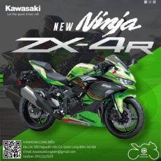 Kawasaki Việt Nam chính thức nhận cọc ZX-4R với giá bán hơn 240 triệu đồng