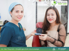 Niềng răng trong suốt invisalign tại Nha khoa Thùy Anh