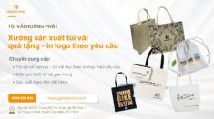 Túi vải Hoàng Phát – Xưởng túi vải canvas, túi đay linen in logo làm quà tặng doanh nghiệp theo yêu cầu