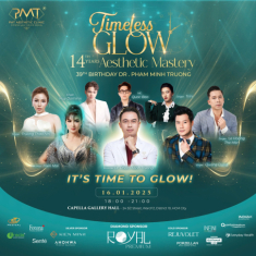 Timeless Glow – Đêm tiệc kỷ niệm 14 năm tỏa sáng của bác sĩ Phạm Minh Trường và PMT Aesthetic Clinic