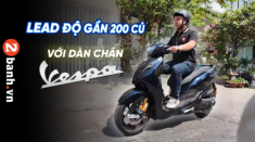Khai xuân 2025 với chiếc Honda LEAD 125 độ dàn chân Vespa có 1 0 2 trị giá gần 200 triệu đồng