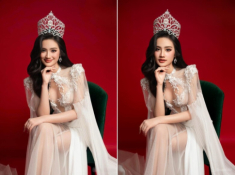Ảnh profile của Hoa hậu Ý Nhi trên trang chủ Miss World nhận ý kiến trái chiều