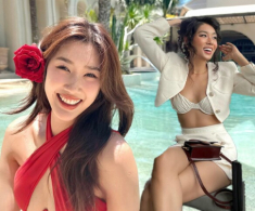 Mỹ nữ Cai Lậy khoe đường cong quyến rũ với áo tắm cúp ngực trái tim, dự đoán là xu hướng đồ tắm hot nhất hè 2025