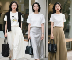 Quên quần jeans đi, đây là công thức phối đồ “quốc dân” với áo phông trắng, đi làm hay dạo phố đều ghi điểm tuyệt đối