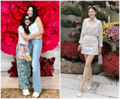 2 nàng hậu Việt đều cao 1m8 lấy chồng cao 1m82, 2m, chiều cao con trai con gái đều cực phẩm