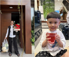 Á hậu Việt nấu ăn trong căn nhà hàng chục tỷ: Bữa cơm ấm áp của 3 mẹ con trước khi chuyển đi