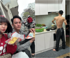 “Bà trùm chân dài miền Bắc” và chồng chênh lệch ngoại hình nhưng nhìn mâm cơm là biết lấy đúng người!