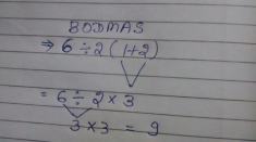 Bài Toán tiểu học 6 : 2(1 2) = ? khiến nhiều bố mẹ tranh cãi khi dạy con, 1 hay 9 mới là đáp án đúng