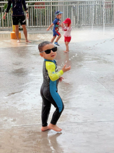 Bảo Thy nuôi con bình dân để bé cứng cáp, phát triển trí não nhưng bị nói “bé còi quá”