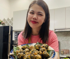 Bún riêu tôm chả ốc thơm ngon, nóng hổi, giòn giòn cho bữa sáng cuối tuần