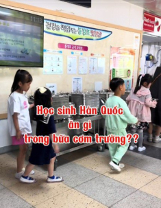 Cô gái Việt làm giáo viên tiểu học ở Hàn Quốc, chụp ảnh cơm trưa 6,7 món của học sinh làm các mẹ xuýt xoa
