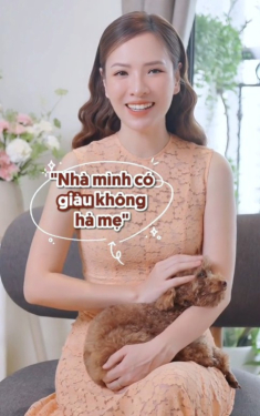 Con hỏi “Nhà mình giàu phải không mẹ?”, MC Đan Lê trả lời quá thông minh ai cũng khen ngợi