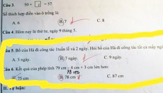 Con làm toán tiểu học 78 > 75 bị gạch sai, đáp án cô giáo đưa ra khiến nhiều phụ huynh hoang mang