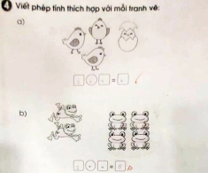 Con lớp 1 làm toán “2 4=6” bị gạch sai, mẹ tức giận lên mạng than nhưng ai cũng đồng tình với cô giáo