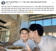 Đan Trường lên mạng “xin trợ giúp” vì con trai bị bệnh chưa xác định, cứ ăn vào là ói ra suốt 1 tháng qua