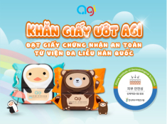 Hãng khăn ướt cho bé tiên phong của Việt Nam xuất khẩu sản phẩm tại Hàn Quốc