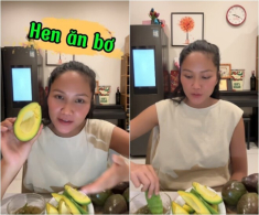 “Hoa hậu nghèo nhất Việt Nam” ăn bơ chấm nước mắm, chồng nhiếp ảnh gia lại thích cách khác